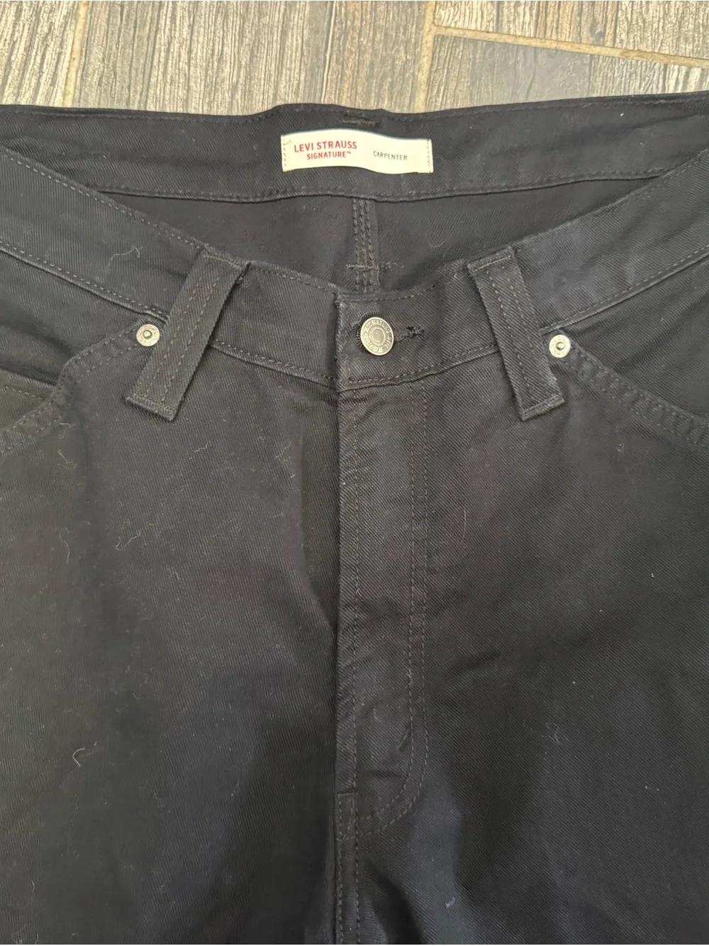 Levi Signature Mens Black Work Wear pants - size 32 x 32